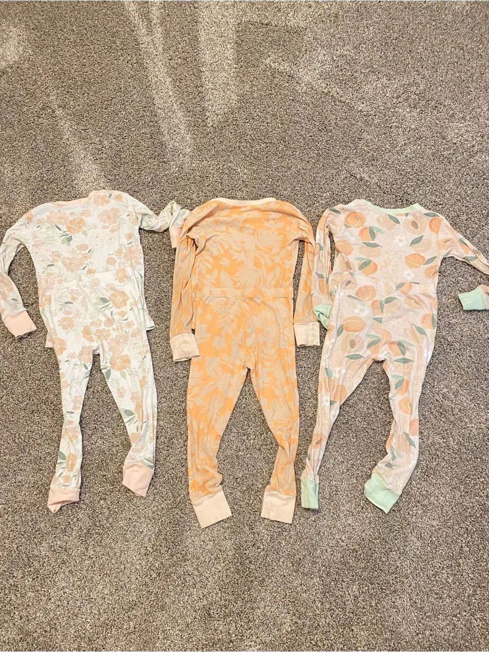 HONEST BABY CO PJ’S set of 3